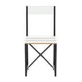 Eportatif Katlanır 4 Kişilik Mutfak Masa Sandalye Takımı Beyaz 1416 - 7