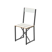 Eportatif Katlanır 4 Kişilik Mutfak Masa Sandalye Takımı Beyaz 1416 - 8