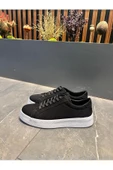 Luizpauloshoes LUİZ PAULO 4209 SİYAH NUBUK DERİ ERKEK SNEAKERS - 2