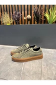 Luizpauloshoes LUİZ PAULO 4226 HAKİ NUBUK HAKİKİ DERİ ERKEK SNEAKERS - 2