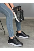 Luizpauloshoes LUIZ PAULO 1011/1  SİYAH EVA TABAN HAKİKİ DERİ ERKEK SNEAKERS - 1