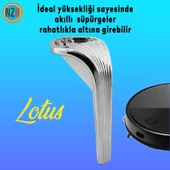 Mobilya Kanepe Sehpa TV Ünitesi Koltuk Ayağı 19 cm Parlak Krom Baza Ayak thumbnail 6