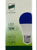 Uzlight 10W(75W) 11000K (Mavi Işık) E27 Duylu Led Ampul (8 Adet) - 2