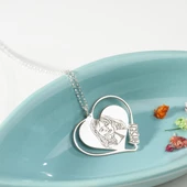 925 Ayar Gümüş Fotoğraf Baskılı  Detaylı Kolye Özel Tasarım thumbnail 4