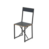 Eportatif Katlanır 4 Kişilik Mutfak Masa Sandalye Takımı Füme 1417 thumbnail 6