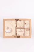 Organik Hastane Çıkışı 8li Sleepy Bear Ekru - 2