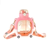 Matara Ayıcık Sevimli Matara 1000 Ml Pembe - 1