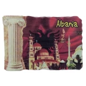 Arnavutluk Temalı Sütun Magnet - 1