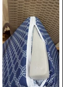 1 Adet Komutan Arkalıklı Sandalye Minderi, Extra Kalın (Kalınlık 5cm)-Denizci Lacivert - 3