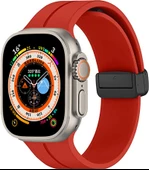 Apple Watch 1 2 3 4 5 6 7 8 9 Se Ultra 49/45/44/42 mm  KRD-84 Silikon Kordon thumbnail 9