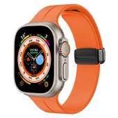 Apple Watch 1 2 3 4 5 6 7 8 9 Se Ultra 49/45/44/42 mm  KRD-84 Silikon Kordon thumbnail 7