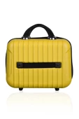 Polo&Sky Class Model Sarı Renk Abs Makyaj Çantası El Valizi - 3