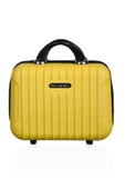 Polo&Sky Class Model Sarı Renk Abs Makyaj Çantası El Valizi - 1