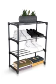 Teno Çok Amaçlı Raf - 4 Katlı Metal Ayakkabılık - Organizer - Kitaplık - Çiçeklik - 8