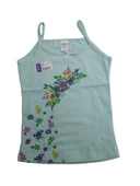 12 Adet Sedef Yıldızı İp Askılı Kız Çocuk Likralı Atlet Renkli 1090 thumbnail 3