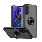 Gpack Tecno Pova 3 Kılıf Montreal Yüzüklü Mıknatıslı Kamera Korumalı Silikon thumbnail 1