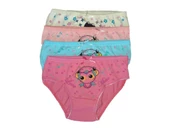 12 Adet Sedef Yıldız Kız Çocuk İnce Lastik Likralı Bikini Külot 1083 - 3