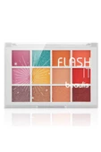 Renkli Sedefli Mat Göz Farı Flash It 12'li Far Paleti Yüksek Pigmentli - 1