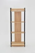 Vilinze Rafito Metal & Ahşap Bohem 4 Raflı Mdf Çok Amaçlı Kitaplık - 30*160 Cm - 4