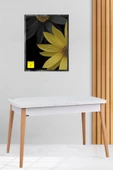 Vilinze Vilinze Avanos Ahşap Açılır Kapanır Mdf Mutfak Masası - 70X120+30 Cm - 1