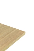 Vilinze Avanos Ahşap Sabit Mdf Naturel Mutfak Masası - 80X140 Cm - 5