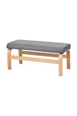 Vilinze Ege Sandalye Ve Bank Avanos Ahşap Mdf Mutfak Masası Takımı - 70X120 Cm - 4