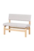 Vilinze Ege Sandalye Ve Bank Avanos Ahşap Mdf Mutfak Masası Takımı - 70X120 Cm - 4