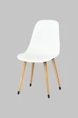 Vilinze Eames Sandalye Avanos Ahşap Mdf Mutfak Masası Takımı - 60X90 Cm - 4