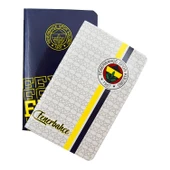 Fenerbahçe 8x13 32 Yaprak Karton Kapak Tel Dikiş Bloknot Çizgili (595956) - 1