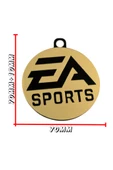 EA Sports Amblemi Vantuzlu Pleksi Cam Süsü Arma Araba Oto Aksesuar Etiketçi Resimlik Model-2 - 2
