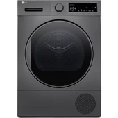 Lg RH80T2SP7RM Isı Pompalı Kurutucu, 8kg Kapasiteli, A++, Koyu Gümüş Renk - 1
