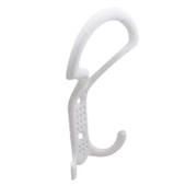 Noktalı Portmanto Vestiyer Duvar Askısı Metal Dolap Elbise Askılığı Askılık Beyaz 5 Adet thumbnail 3