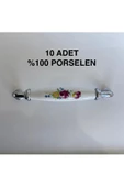 %100 Porselen 128 MM Çekmece, Mutfak Dolap Kulpu 10 Adet - 7