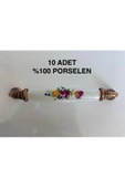 %100 Porselen 128 MM Çekmece, Mutfak Dolap Kulpu 10 Adet - 2