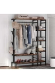 Zizuva Tasarım Raflı Askılıklı Açık Gardırop - 1
