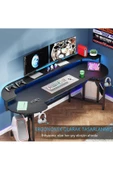 Zizuva Özel Tasarım Siyah Gaming Masa - 3