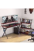 Zizuva Tasarım Monitör Raflı Oyuncu Masası Seti thumbnail 2