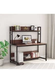 Zizuva Tasarım Ev Ve Ofis Kitaplıklı Çalışma Masası thumbnail 1