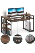 Zizuva Tasarım Monitor Raflı Çalışma Masası - 5