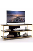 Zizuva Tasarım Siyah Gold Tv Ünitesi&sehpası - 4