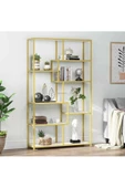 Zizuva Tasarım Gold Dekoratif Kitaplık - 1
