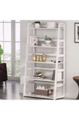 Zizuva Tasarım 5 Raflı Beyaz Kitaplık thumbnail 1