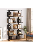 Zizuva Modern 5 Raflı Kitaplık-açık Raf Ünitesi - 2