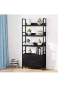 Zizuva Tasarım Dolaplı Siyah Kitaplık Modeli thumbnail 1
