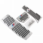 AUTOGP Bmw e90 pedal seti takımı otomotik 3 parça ///M logolu vidalı - 1