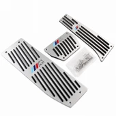 AUTOGP Bmw f10 pedal seti takımı otomotik 3 parça ///M logolu vidalı - 1