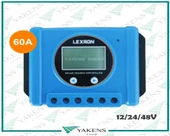 60 Amper 12/24/48V Solar Pwm Şarj Kontrol Cihazı Lexron thumbnail 1