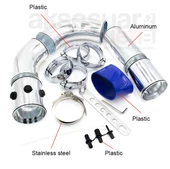 Profesyonel Hava Filtre Uzatma Krom Boru Seti Metal Ürün 7.6cm - 7