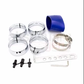 Profesyonel Hava Filtre Uzatma Krom Boru Seti Metal Ürün 7.6cm - 9