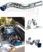 Profesyonel Hava Filtre Uzatma Krom Boru Seti Metal Ürün 7.6cm - 1